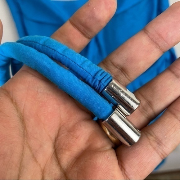 Claudie‎ Pierlot Women's Blue Spaghetti Strap Dress - Picture 5 of 7